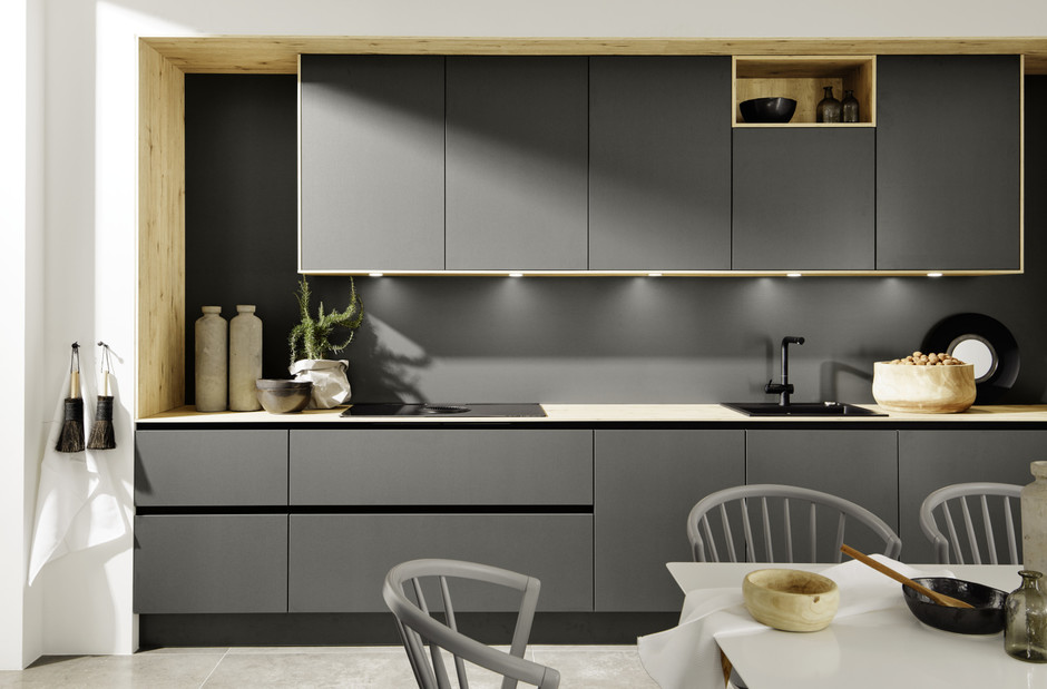 месталлическая кухня Nolte Kuechen
