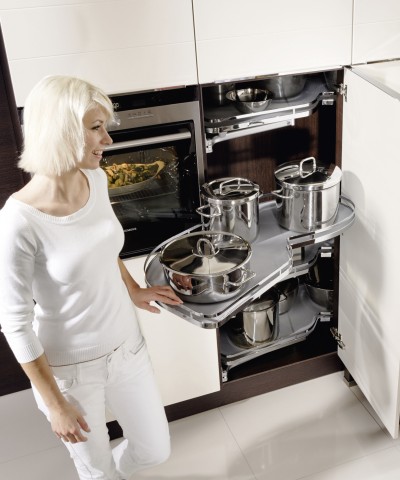 эргономичные кухни нижний ящик