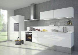 линейная кухня Альфа Лак