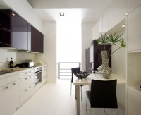 Chicago кухня с гостиной