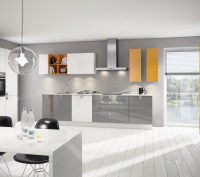 кухня переходящая в гостиную