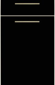 Flair 956 Schwarz Kante Messing Optik