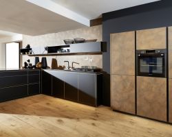 Flair Schwarz   Messing Optik   Ferro Cortenstahl