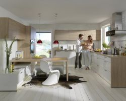 NK1166 Manhattan 494 Provence Ulme   Trend Lack 411 weiSZ hochglanz