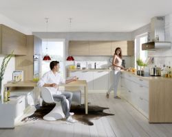 NK1304 Manhattan 494   Provence Ulme   Trend Lack 411   WeiSZ Hochglanz