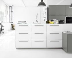 NK16971 Soft Lack 76A   ArcticweiSZ softmatt   Soft Lack 76Q   Quarzgrau softmatt