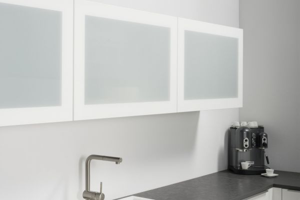 NK20048 Schwebeklappenschrank mit Glas HLDF