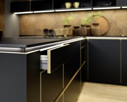 NK22335 Flair   Schwarz   Ferro Cortenstahl