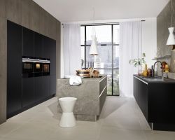 NK23768 Manhattan   Marmor grau   Phoenix   Schwarz softmatt