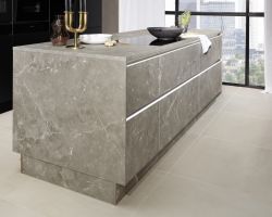 NK23773 Manhattan   Marmor grau   Phoenix   Schwarz softmatt