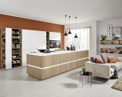 NK23789 Tavola   Eiche Pinot   Soft Lack   Arcticweiss