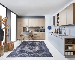 NK23861 Koje 18 Soft Lack   Papyrusgrau   Tavola   Eiche Pinot