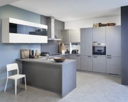 NK23873 eco Koje 03 Florenz   WeiSZ   Modena   Stahl grau