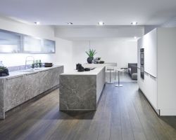 NK23874 eco Koje 06 Milano   Marmor grau   Florenz   WeiSZ