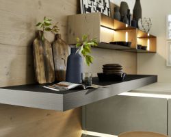 NK25310 Portland   Zement Saphirgrau   Legno   Eiche Pinot