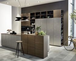 NK25315 Vegas   Edelstahl geschliffen   Artwood   Nussbaum Kuba