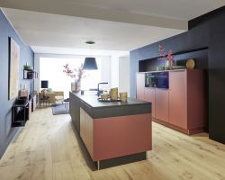 NK25433 Koje 13 Soft Lack   Hennarot softmatt   Legno   Eiche Sepia