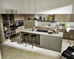 NK25441 Koje 02 Titan   Perlmutt   Tavola   Eiche Barolo