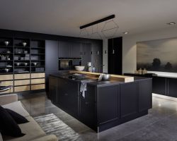 NK25450 Koje 07   Torino Lack   Schwarz softmatt