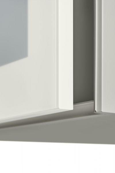 NK27572 Glastuer HVDF I Glas WLG   Glas weiss lackiert