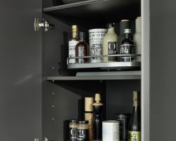 NK27807 Nova Lack   Graphit Hochglanz   Legno   Eiche Champagner