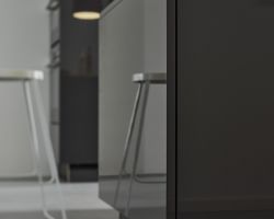 NK27808 Nova Lack   Graphit Hochglanz   Legno   Eiche Champagner