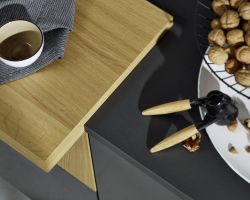 NK27811 Nova Lack   Graphit Hochglanz   Legno   Eiche Champagner