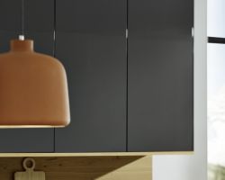 NK27814 Nova Lack   Graphit Hochglanz   Legno   Eiche Champagner