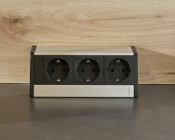 NK27868 Metal   Stahl Grau   Lux   WeiSZ Hochglanz