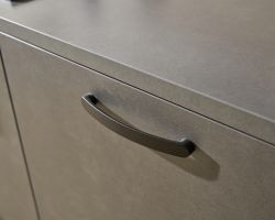 NK27869 Metal   Stahl Grau   Lux   WeiSZ Hochglanz