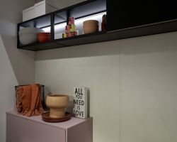 NK27956 Flair   Schwarz   Edelstahl Optik   Manhattan Uni   Lavendel