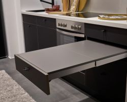 NK27958 Flair   Schwarz   Edelstahl Optik   Manhattan Uni   Lavendel