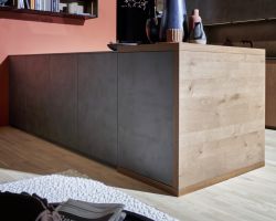 NK28022 Portland   Zement Anthrazit   Legno   Eiche Trueffel