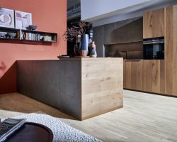 NK28023 Portland   Zement Anthrazit   Legno   Eiche Trueffel