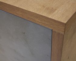 NK28025 Portland   Zement Anthrazit   Legno   Eiche Trueffel