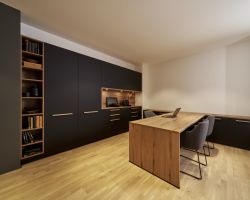 NK28038 Kollektionsraum I Flair   Schwarz   Vulkaneiche