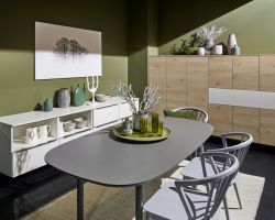 NK28082 Glas Tec Plus   WeiSZ Hochglanz   Artwood   Asteiche natur