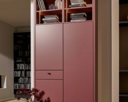 NK28088 Manhattan   Eiche Nero   Soft Lack   Hennarot