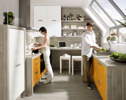 NK2904 Lux 364   Orange Hochglanz   Lux 361   WeiSZ Hochglanz