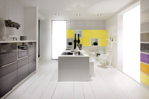 NK4498 Lux 361   WeiSZ Hochglanz   Lux 36G   Quarzgrau Hochglanz   Lux 363   Lemon Hochglanz