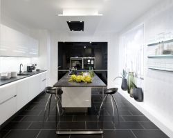 NK7724 Koje 16   Glas Tec Plus 16W   WeiSZ Hochglanz   Glas Tec Plus 16S   Nachtschwarz Hochglanz