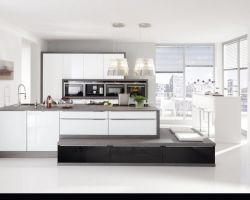 NK9124 GlasTec Plus 16W   WeiSZ Hochglanz   Glas Tec Plus 16S   Nachtschwarz Hochglanz