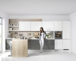 NK995 Lux 361   WeiSZ Hochglanz   Lux 36G   Quarzgrau Hochglanz