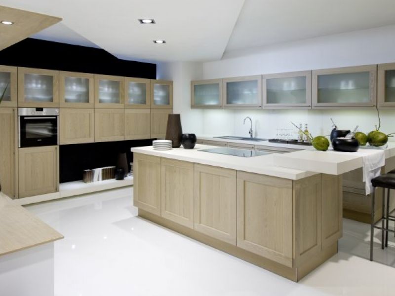 Деревянные кухни из массива дуба