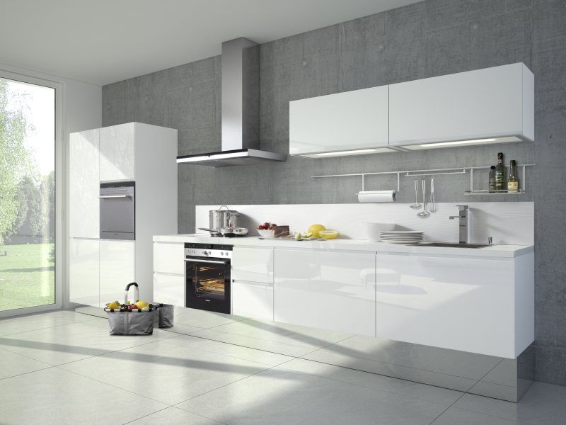 Прямые, линейные кухни Nolte Kuechen